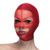 Маска сетка с открытым ртом и глазами Feral Feelings Mask Red