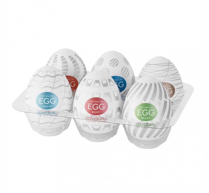 Набор яиц-мастурбаторов Tenga Egg New Standard Pack 6 яиц