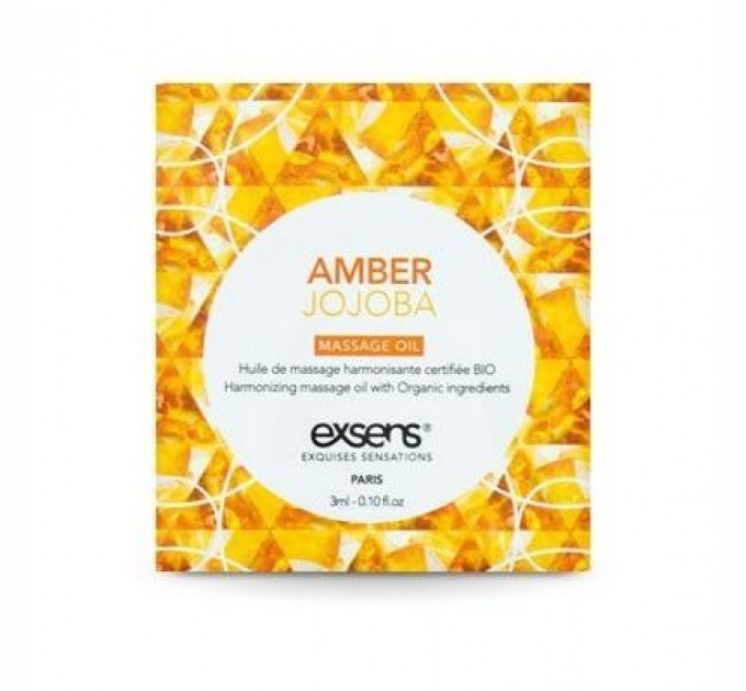 Пробник массажного масла EXSENS Amber Jojoba 3мл