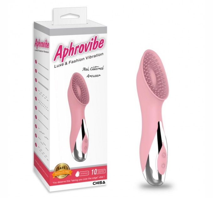 Клиторальный вибростимулятор Chisa Arouser Aphrovibe 18 см Розовый