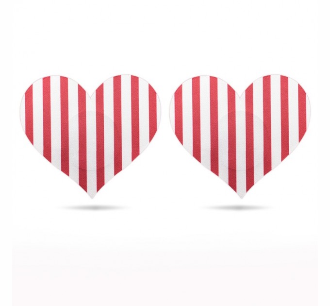Наклейки на соски в виде сердца и креста Lovetoy Cross and Heart Nipple Pasties 2 пары