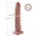 Фаллоимитатор 10.2″ с вибрацией для секс-машин Hismith Silicone Dildo with Vibe съемный коннектор