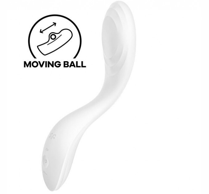 Вибратор с жемчужной стимуляцией точки G Satisfyer Rrrolling Pleasure White