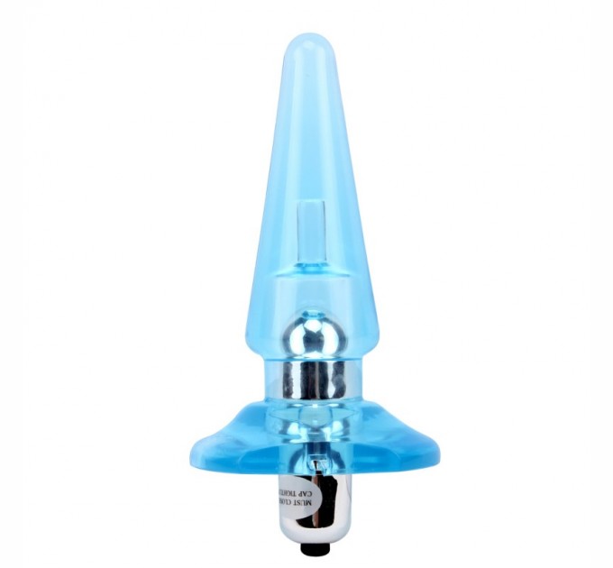 Анальная вибропробка Chisa Vibra Plug 12 см Голубой