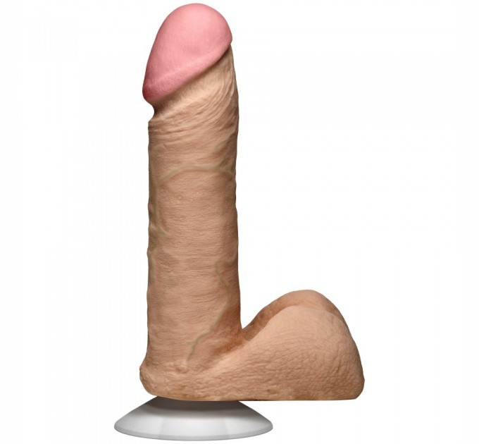 Фаллоимитатор Doc Johnson The Realistic Cock 6 inch White - ULTRASKYN, Vack-U-Lock, диаметр 4,3см